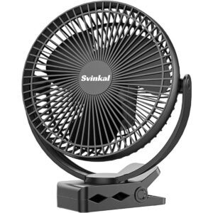 Svinkal Ventilador portátil USB con clip ventilador_1