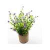 Svenee Mini plantas artificiales en maceta flores de_1