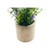Svenee Mini plantas artificiales en maceta flores de_5