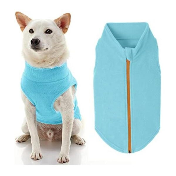Suéter Gooby de forro polar con cremallera para perro_1