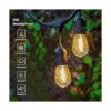 Svater Outdoor Led String Lights 50FT with 15pcs E26