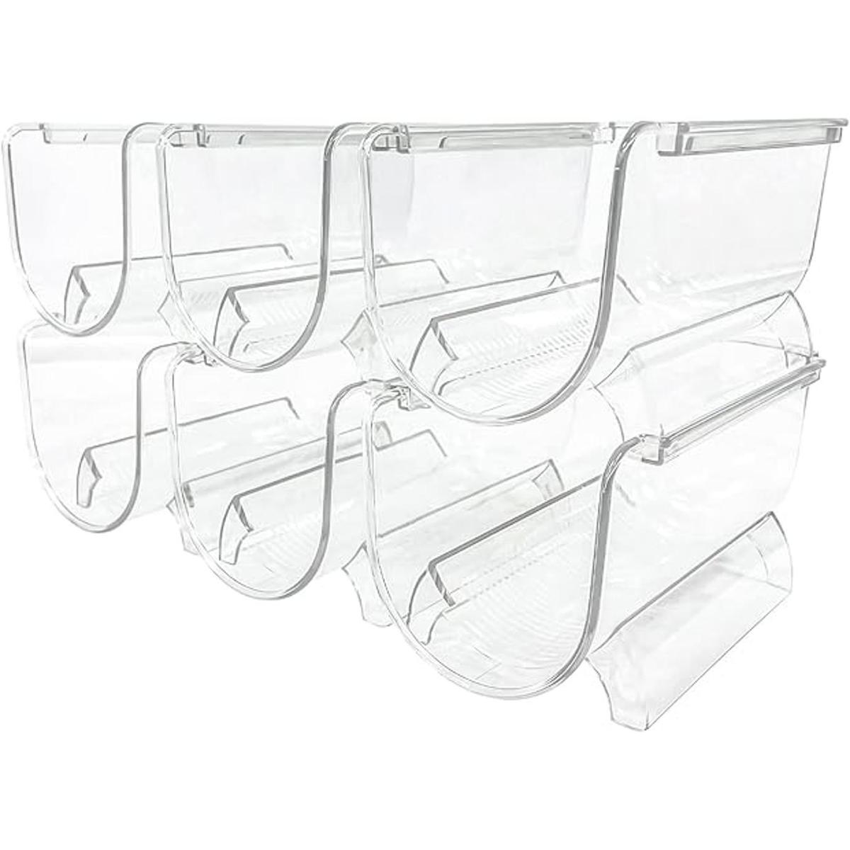 Sutekus Paquete de 6 soportes apilables para vino para