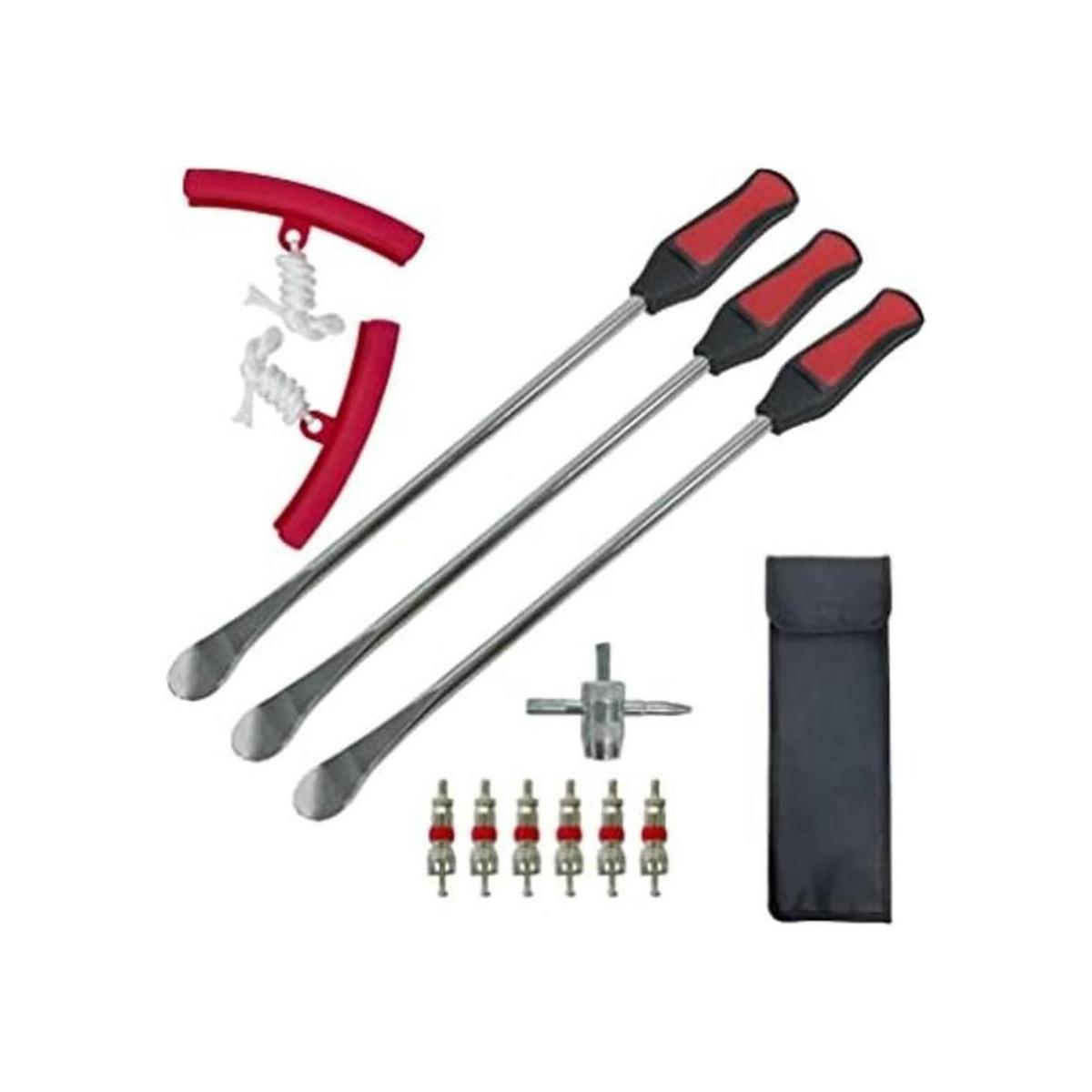 Sutekus Juego de herramientas de cucharas de neumático de