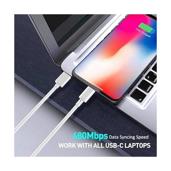 Suswillhit Cable USB C a Lightning de 3 pies con_3