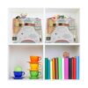 Susiyo Cubo de almacenamiento plegable grande con globos