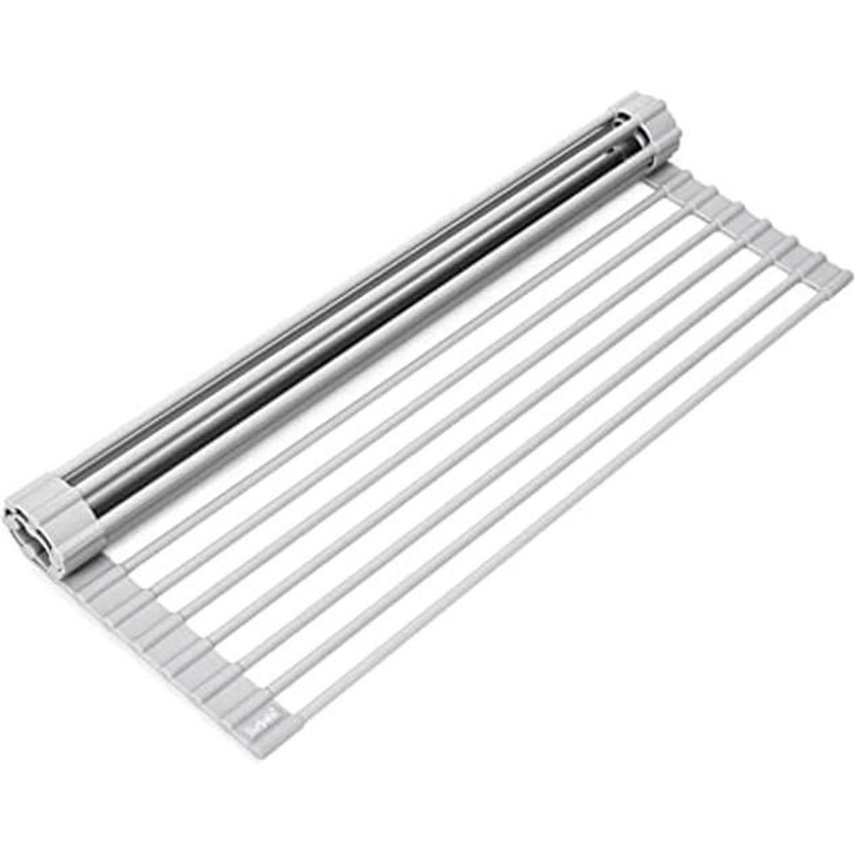 Surpahs Estante de secado de platos plegable de acero
