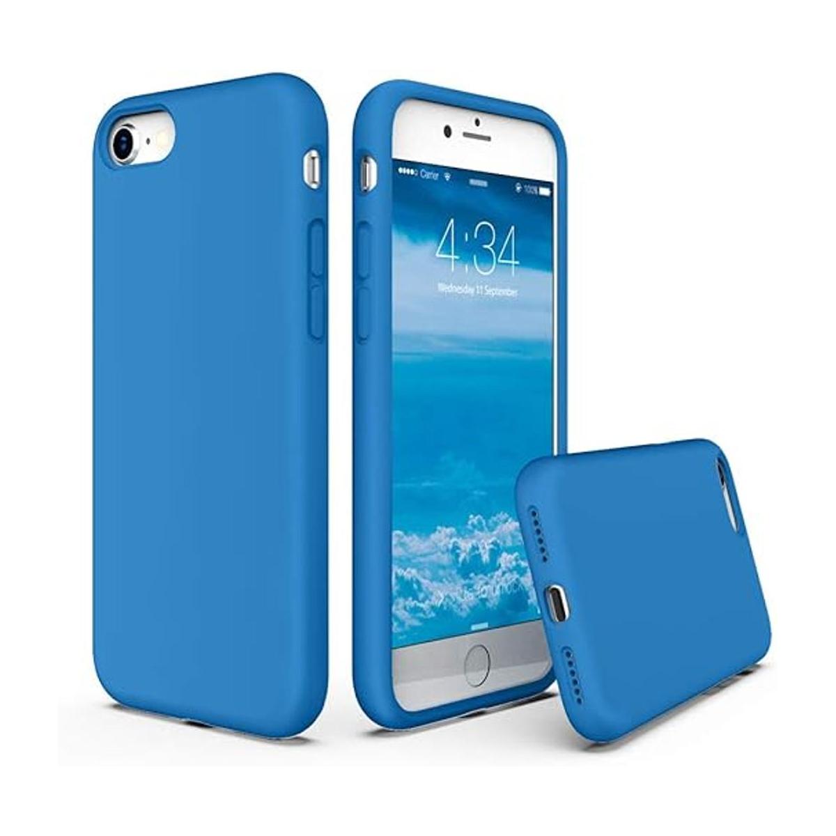 Surphy Carcasa de silicona compatible con iPhone SE 2020