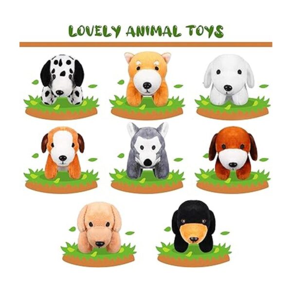 Surtido a granel de 8 animales de peluche de 5 pulgadas_4