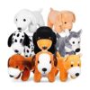 Surtido a granel de 8 animales de peluche de 5 pulgadas_1