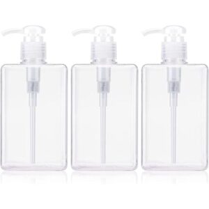 Suream Botellas de plástico transparente 3 paquetes de_1