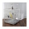 Suremita Hanging Bird Bath Cube Bird Bathtub Bath Shower