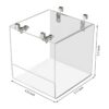 Suremita Hanging Bird Bath Cube Bird Bathtub Bath Shower