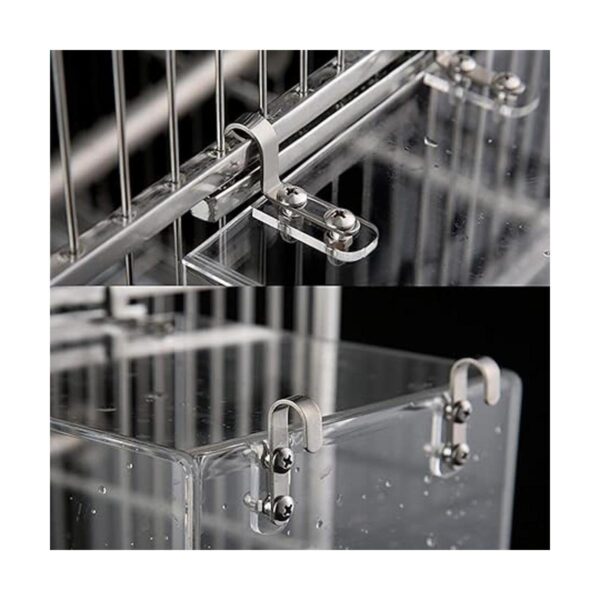 Suremita Hanging Bird Bath Cube Bird Bathtub Bath Shower