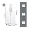 Suream Botellas de plástico transparente 3 paquetes de_3