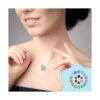 Sureio 80 dijes de piedra natal de cristal con 200 anillos