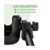 Suranew Portavasos para cochecito con soporte para_3