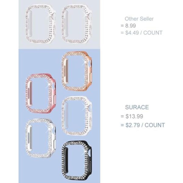 Surace Funda compatible con Apple Watch 7 de 1.61 41 mm_3