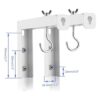 Suptek Soporte universal para pantalla de proyector en L_4