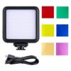 Suptig Mini luz LED de video 2500 mAh 64 regulable de_1