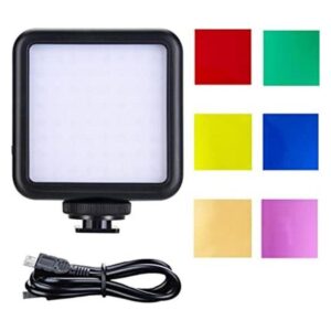 Suptig Mini luz LED de video 2500 mAh 64 regulable de_1