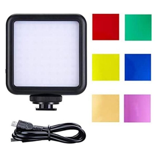 Suptig Mini luz LED de video 2500 mAh 64 regulable de_1