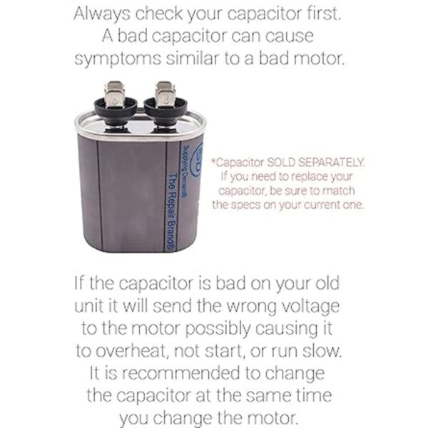 Supplying Demand Motor condensador HVAC W5113CJA102 13 HP_2