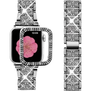 Supoix Correa de metal para Apple Watch funda incluye_1