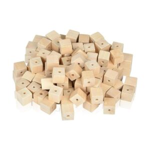 Supkiir cubos de madera para manualidades 100 unidades de