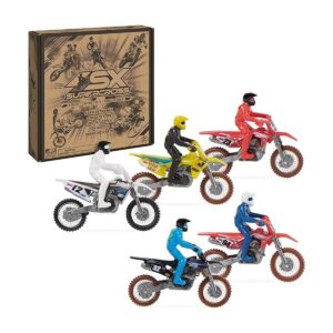 Supercross Auténtico paquete de 5 motocicletas fundidas a_1