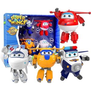 Super Wings Personajes transformadores de 5 pulgadas_1