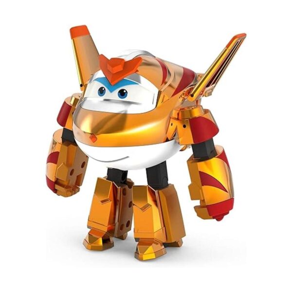 Super Wings Juguetes de avión Golden Boy transformadores_2