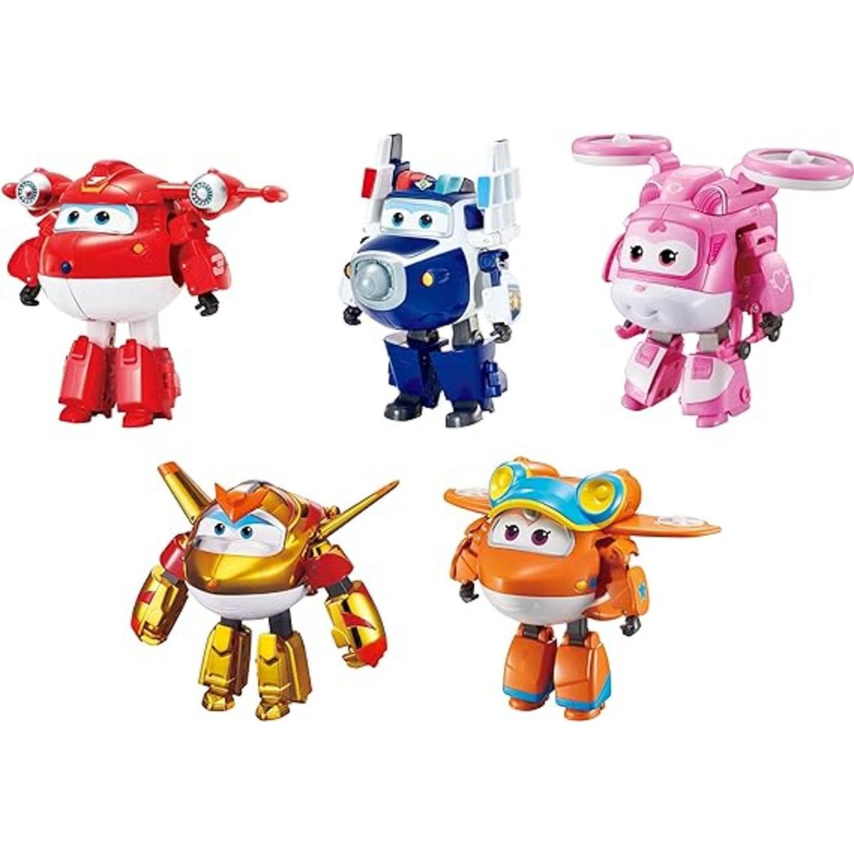 Super Wings Juguetes transformadores de 5 pulgadas