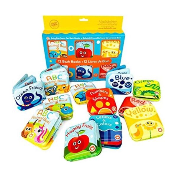 Super Bath Book Juego de 12 frutas amigos del océano_1