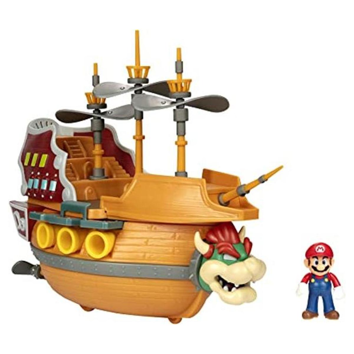Super Mario Juego de barco de aire de Bowsers de lujo con