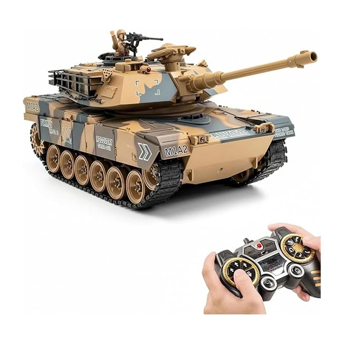 Supdex Tanque RC de 118 para adultos tanque de batalla