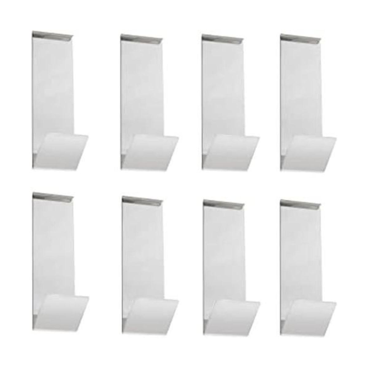 Sunwish homewares Juego de 8 ganchos laterales para colgar