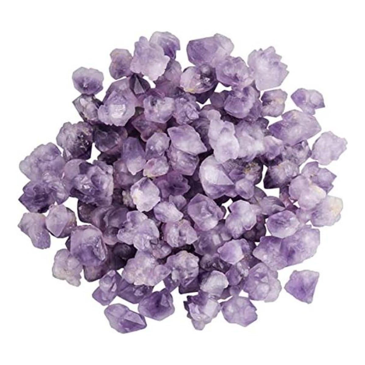 Sunyik piedra natural amatista áspera irregular de punta