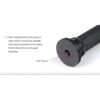 Sunwayfoto ET02 CF trípode tubo de extensión de fibra de_6