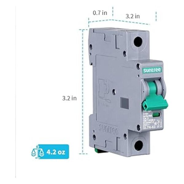 Suntree Disyuntor de CC de un solo polo de 32 amperios