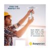 Sunperian BR20 Bombilla LED 6 W 50 W 3500 K blanco_5