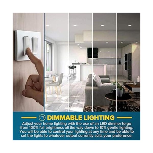 Sunperian BR20 Bombilla LED 6 W 50 W 3500 K blanco_3