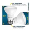 Sunperian BR20 Bombilla LED 6 W 50 W 3500 K blanco_4