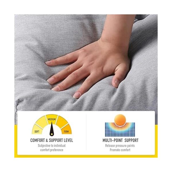 Sunrox LokGrip Cojín de banco de espuma viscoelástica