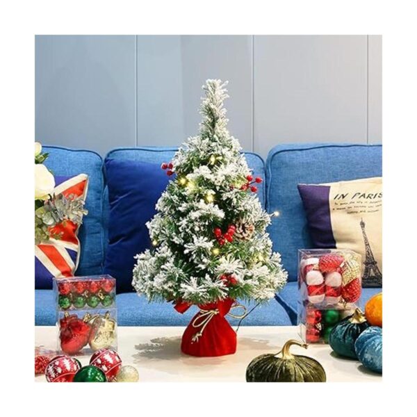 Sunnyglade rbol de Navidad artificial de 21.6 pulgadas