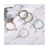 Sunnylue Juego de rosario elástico para hacer pulseras