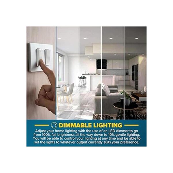 Sunperian BR20 Bombilla LED 6 W 50 W 2700 K luz_3
