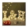 Sunnyglade Luces led blancas en forma de letra del_6