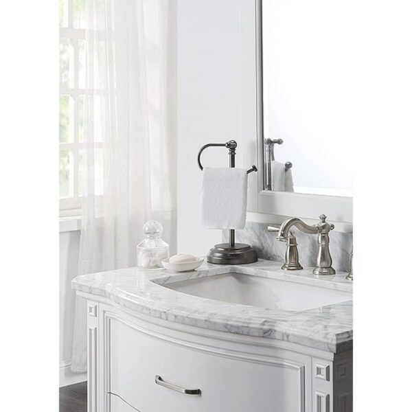 SunnyPoint Toallero de metal decorativo clásico pesado_2