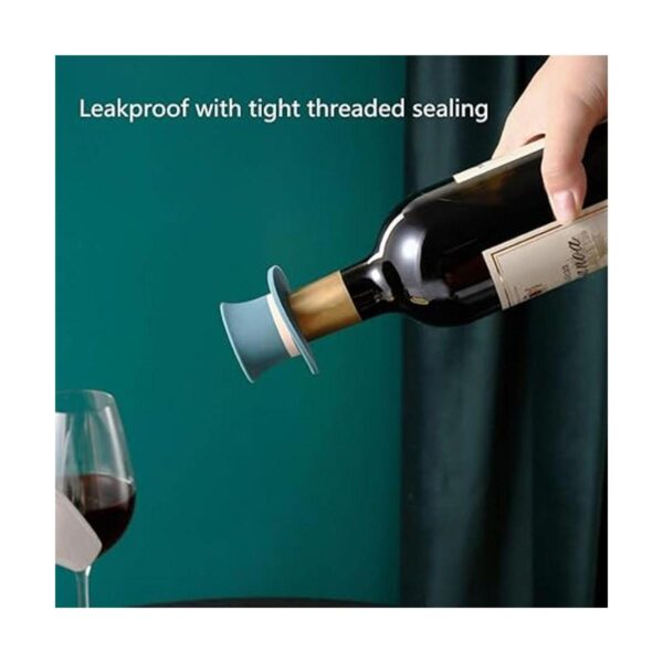 Sunnyac Tapones de vino divertidos y reutilizables_3