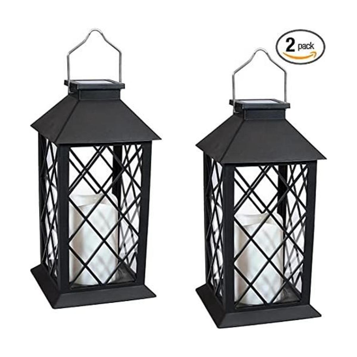 Sunnydaze Concord Linterna de vela decorativa LED para